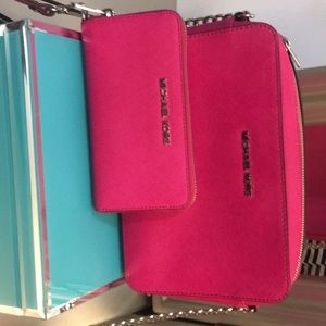 Mk crossbody with matching wallet